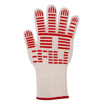 China Cheap Price BBQ Heat Resistant Gloves Heat Resistant GRILL Oven Grill Glove Non-Slip Microwave Insulation Silicone Cooking Gloves for sale