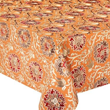 China pvc tablecloth factory polyester tablecloths in roll DJ3247 for sale