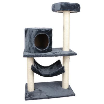 China Living Sisal Modern Castle Pet Furniture Climbing Cat Tree Tower Dwelling for sale