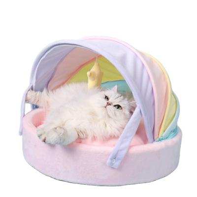 China Cat Bed House Warm Stocked With Star Toys Pet Bed For Cats And Dogs Pet Supplies for sale