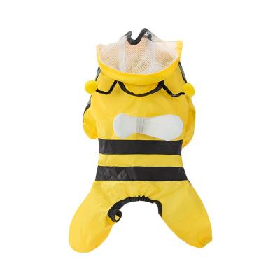 China Stocked Hooded Raincoat Pet Jacket Pet Raincoat Outdoor Clothes Raincoat Dog Accessories for sale