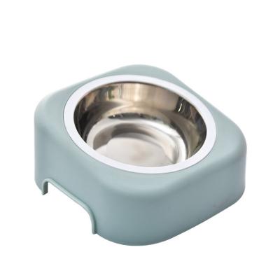 China Sustainable Pet Products Factory Feeder Eating Dog Cat Food Plastic Candy Color Bowl for sale