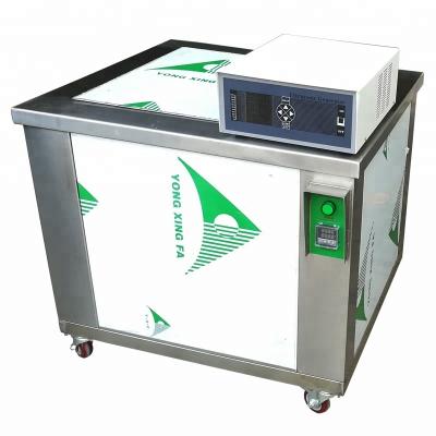 China Industrial ultrasonic parts cleaning machine for degreasing industrial 150L degreasing soak tank parts ultrasonic cleaning machine for sale