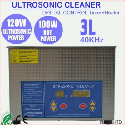 China Ultrasonic Jewelry Monocle Cleaner 230HTD 3L Ultrawave Ultrawave Bath Jewelry Eyeglass Cleaning Cleaner for sale