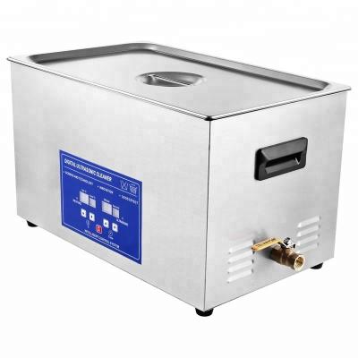 China Factory 20L Heated Benchtop Digital Stainless Steel Ultrasonic Bath Cleaner for sale