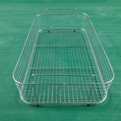 China Sustainable Stainless Steel Cleaning Basket For Ultrasonic Cleaner for sale