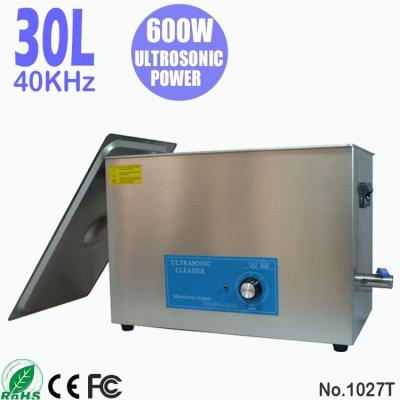 China 1027T 30L Non-Toxic Industrial Parts Cleaner Ultrasonic Cleaning Machine for sale