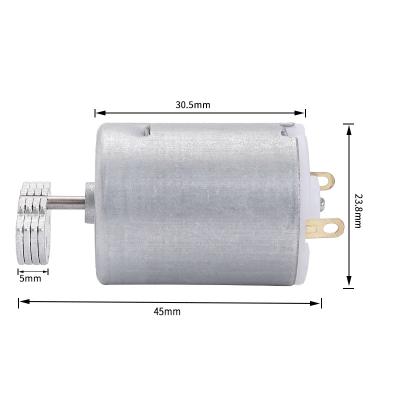 China Totally Enclosed 280 Miniature Strong Magnetic Massager For Home Appliances DC Vibration Motor for sale