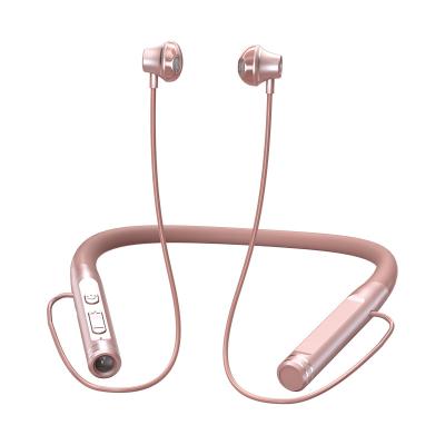 China Sport TWS And LED Torch Guangdong Custom Neckband Band Wireless Earphone Torch With Microphone for sale