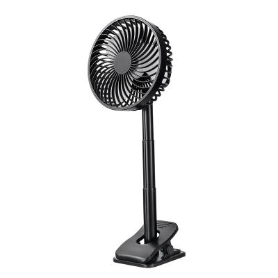 China Portable Clip Fan and Fan 2 in 1 Table Fan Low Noise Portable Clip Fan Desk Mountable Retractable Fan for Working Bedroom Kitchen Camping Travel, 4 Speeds, Desktop 360 Rotation for sale