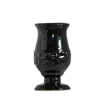 China Modern Flower Headstone Accessories Cemetery Use Vase For Modern Customized Memorial Of Graves Designs Natural Granite Or Marble 1 Piece for sale