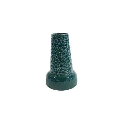 China Ceramic Vases Texture Flower Pot Desktop Modern European Style Flower Decoration Balcony Desktop Ceramic Vase Wholesale for sale