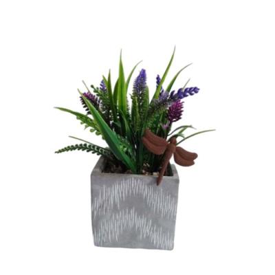 China Eco-friendly Artificial Wholesale Cement Planter Potted Plant Succulent Flower Vase for sale