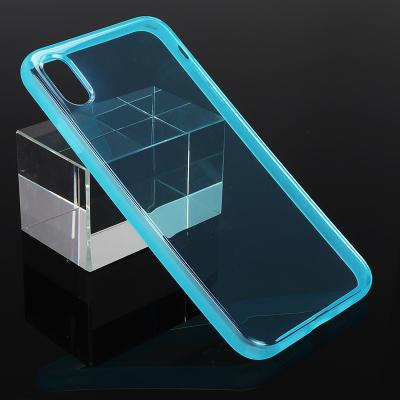 China Shockproof xs max cover phone case, 1.8MM thicken mirror tpu cell phone cover for iphone xs max Matte Edge Prism Shockproof case for sale