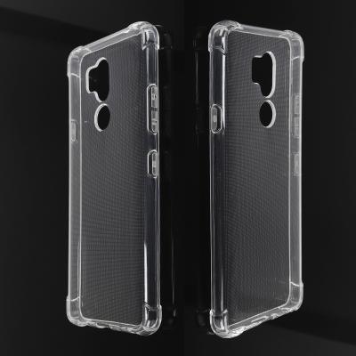 China Clear air shockproof bumper good quality tpu cell phone case for LG G7 ThinQ/LG G8 transparent back cover Breakproof soft case for sale