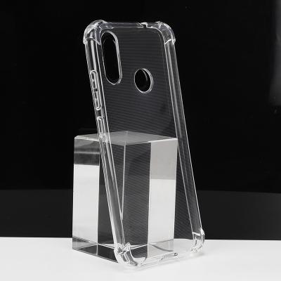 China Clear 1.5MM soft shockproof tpu phone case for Motorola Moto E6 plus for MOTO E6S transparent shockproof back cover for moto e6 plus for sale