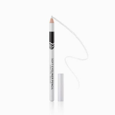 China Bulk Luxury Organic Dry White Waterproof Private Label Makeup Eye Liner Pencil Waterproof 48h Water Resistant 48h Wooden Eyeliner Pencil for sale