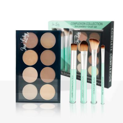 China Beautify Face Makeup Lady Makeup Make Up 4 Colors Ins Brush 8 Colors Face Powder Gift Box Cosmetic Set for sale