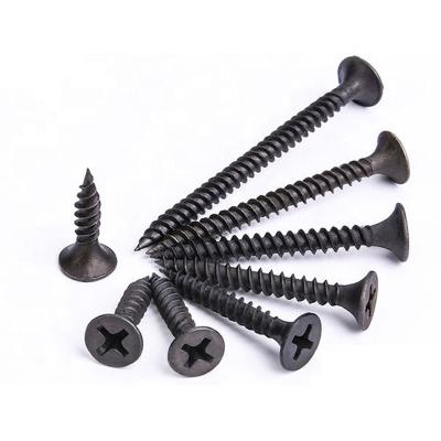 China Cheap China Wholesale Stainless Steel Drywall Black Bugle Head Flat Threaded Screws for sale