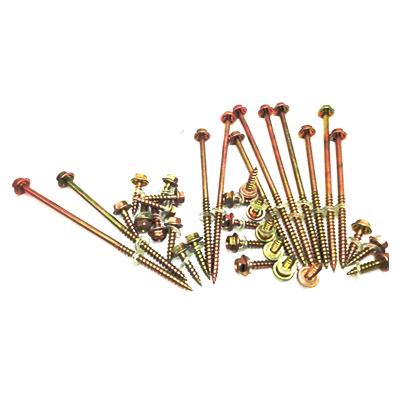 China High strength HEX stainless steel hex head sekrup chipboard yang mengeras 210 full thread self tapping cover screws durable for sale