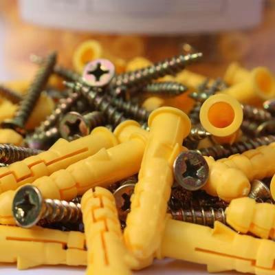 China Filter 2021 New Arrival Plastic Chemical Screw Anchor Plastic Expansion Wall Screw for sale