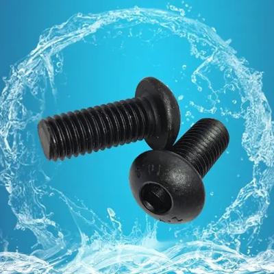 China Pan Custom Flat Head Socket Hex Drive Bolt and Barrel Nut for Furniture Connector Caps 304 Stainless Steel for sale