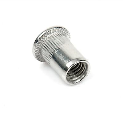 China Pan Factory Supply k22 White Galvanized Flat Head Laptop Rivet Blind Nut Screws Fasteners for sale