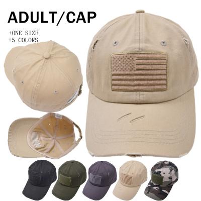 China New Design JOINT Custom USA Brand Tactical Baseball Cap Hook Loop Outdoor Hunting Tactical Operator Camouflage Sports Caps Hat for sale