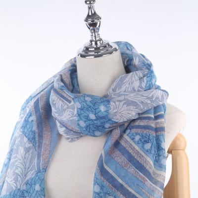 China Daily Life Customized Scarf Veil Cotton Aztec Printing Infinity Scarves for sale