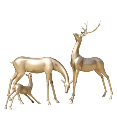 China China Customized Campus Facet Mirror Deer City Decorative Stainless Steel Landscape Large Outdoor Geometric Sculpture Ornaments for sale