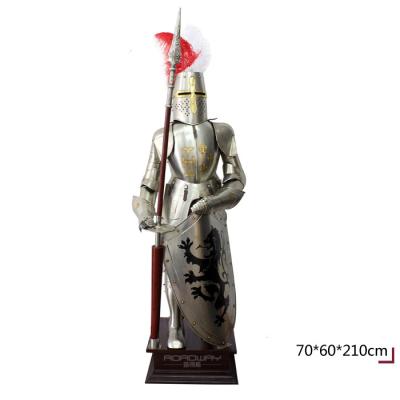 China Europe Medieval Armor Model Carving Retro Knight Armor Ornaments Bar KTV Handmade Decorations European Medieval Armor for sale