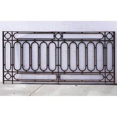 China Modern Simple Modern Wrought Iron Railings Designs Railings For Balconies for sale