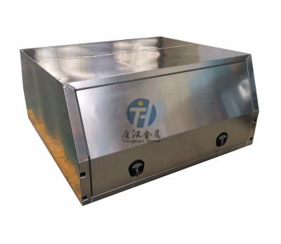 China Heavy Duty And Waterproof Metal Steel Ute Canopy Tool Boxes For Pickups Trademan for sale