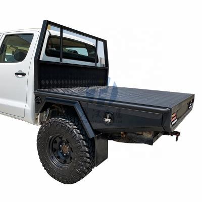 China Heavy Duty & Lightweight 1800*1800mm Aluminum Powdercoat General Purpose Dual / Single / Extra Cabin Ute Trays / Canopy With Caster Drawer And Drop Down Sides for sale