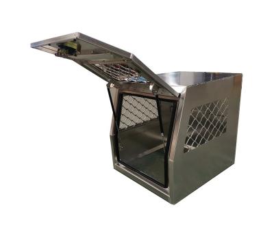 China Durable Custom Heavy Duty Aluminum Hound Cages Box For Ute for sale