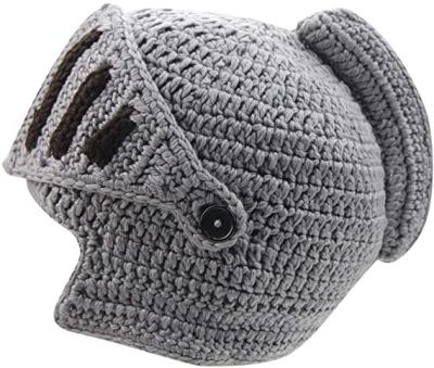 China Warm Beanie Winter Snow Hat Christmas Skull Hat Roman Knight Knit Hat Winter Skiing COMMON Mask Hat for sale