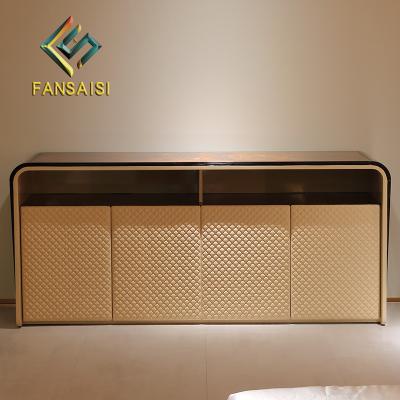 China Other high-end Italian light luxury post-modern mansion cabinet locker sideboard custom made villa designer furniture for sale