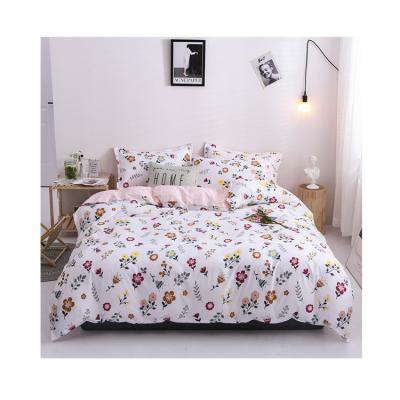 China Soft And Skin Friendly Polyester Floral Print Sustainable Comforter Bedding Set for sale