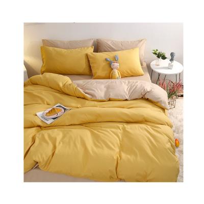 China Viable Manufacturer Wholesale Microfiber Washed Cotton Bedding Sheet Set for sale