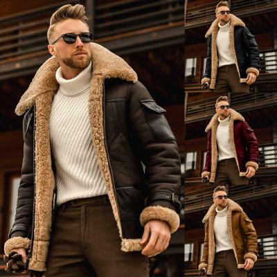 China Autumn And Winter New Fur Men's Plus Size Coat Thickened Jacket Men Outerwear for sale