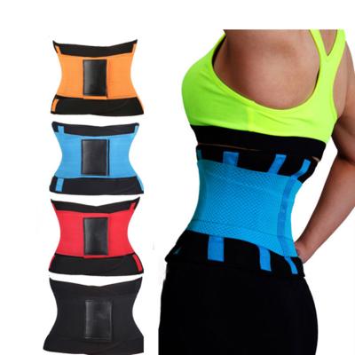 China Antibacterial Trainer Women Waist Trimmer Tummy Support Slimming Belt Body Shaper Fitness Gym Workout Training Waist Cincher Corset for sale