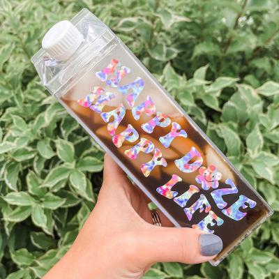 China Wholesale 17oz Disposable Happy Life Water Bottle - Tie Dye - Milk Box Water Bottle - Milk Carton Water Bottle for sale