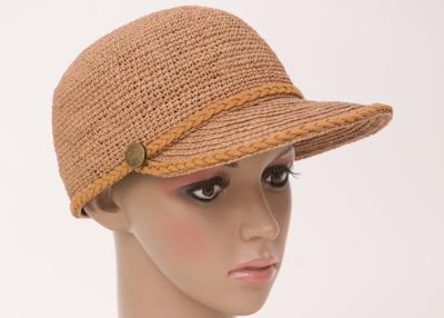 China Raffia Crochet Childrens Sun Hats for sale