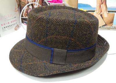 중국 당, Mens 밀짚 모자를 위한 봄 교회 Mens Homburg 모자 5cm 테두리 모자 판매용