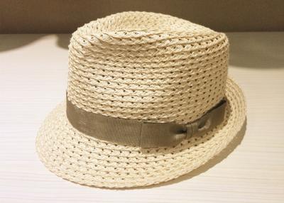 China Small Brim White Church Mens Dress Hats , Vintage Mens PP Hats for sale