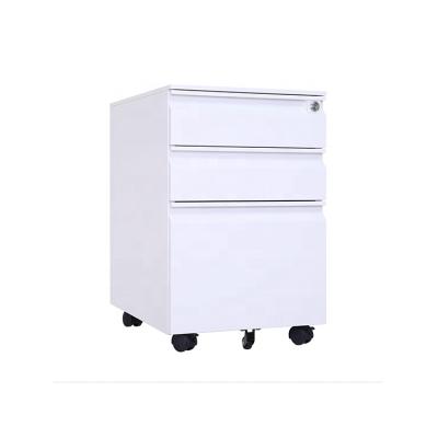 China High Quality Durable Metal Office Filing Cabinet 3 Drawer Mobile Pedestal for sale