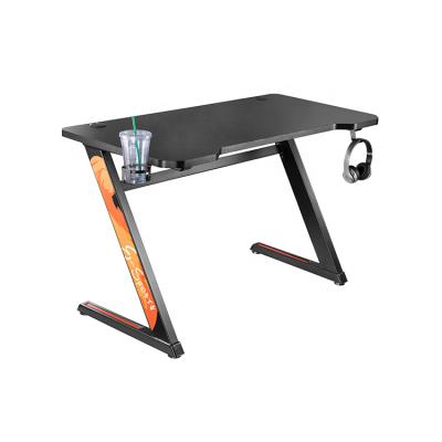 China (Size)Adjustable computer z-shaped game table for gamers console and pc laptop gaming desk for sale