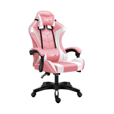 China (Size)Adjustable Ergonomic PU Leather Racing Foldable Cheap Gamer Gaming Chair With LED Lights for sale