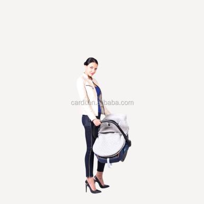 China Winter Breathable Universal Baby Gray Color Airlayer Infant Wrap Basket Bunting Bag Baby Sleeping Bag Footmuff For Strollers for sale