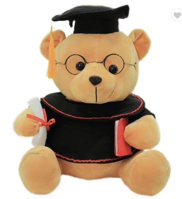 China Custom Viable Stuffed Plush Toy 30cm Graduation Teddy Bear Stuffed Toy 25cm Promotion Plush Toy For Graduation Gifts for sale